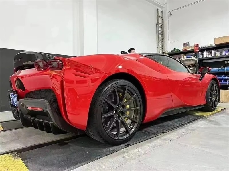 Dry Carbon Fiber Bodykit OEM Style for  F8 Carbon Bumper Hood Door Fender Side Skirts Spoiler